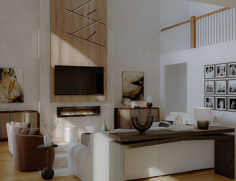 Online Designer Living Room 3D Model 2
