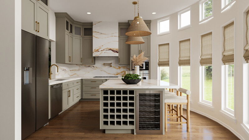 Online Designer Kitchen 3D Model 2