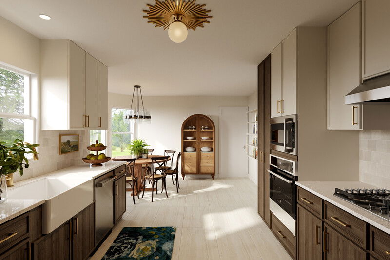 Modelo 3D de Cocina de Diseñador en Línea 1