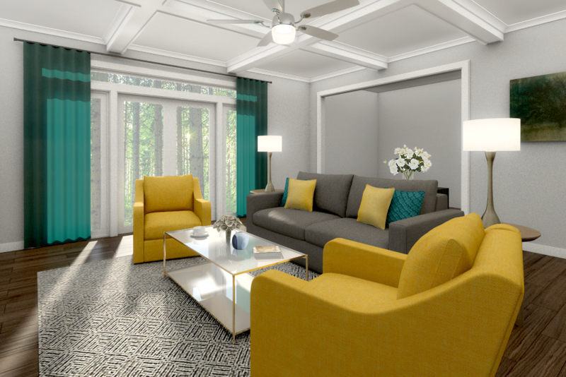 Online Designer Living Room 3D Model 2