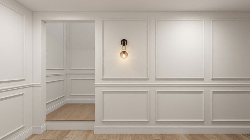 Modelo 3D del pasillo/entrada de diseñador en línea 4