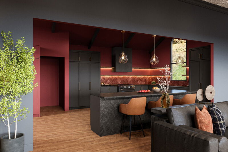 Online Designer Kitchen 3D Model thumbnail1
