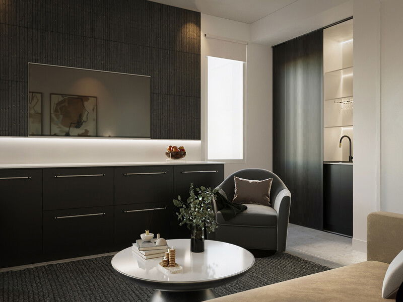 Online Designer Living Room 3D Model 3