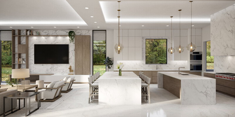 Modelo 3D de Cocina del Diseñador en Línea miniatura2