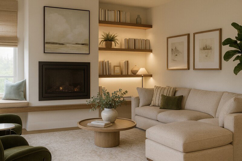 Online Designer Living Room 3D Model thumbnail3