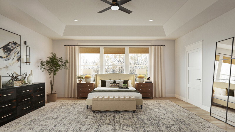 Online Designer Bedroom 3D Model 1