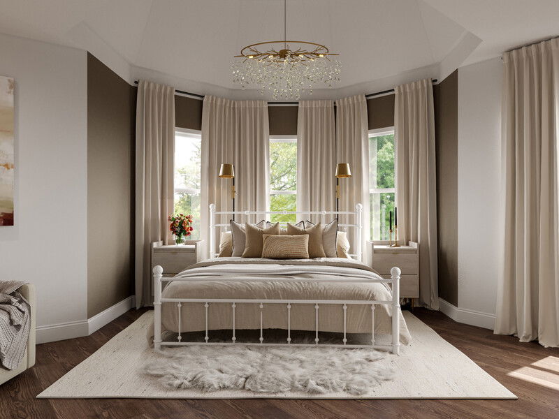 Online Designer Bedroom 3D Model 5