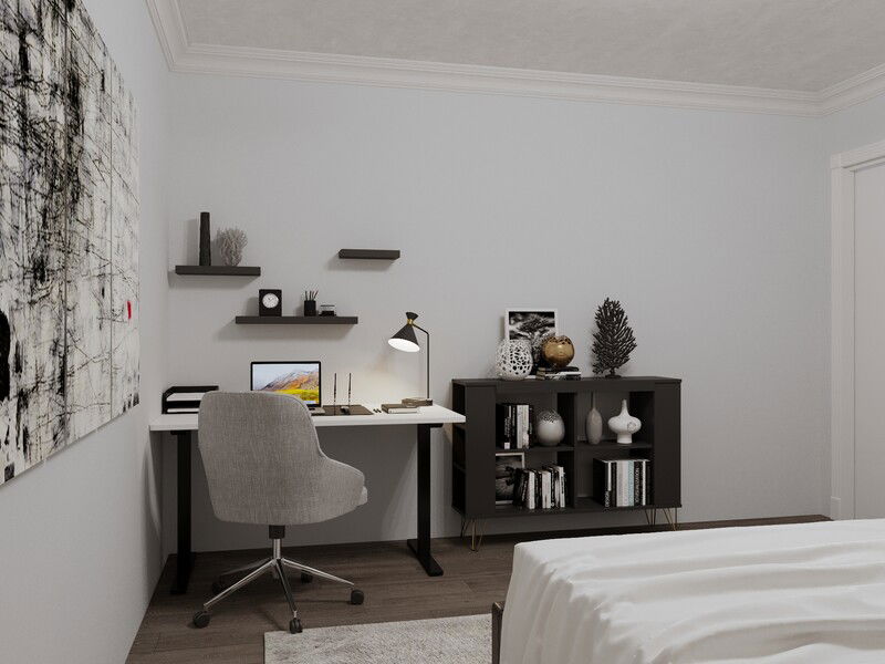 Online Designer Bedroom 3D Model 2