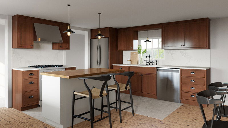 Online Designer Kitchen 3D Model 3