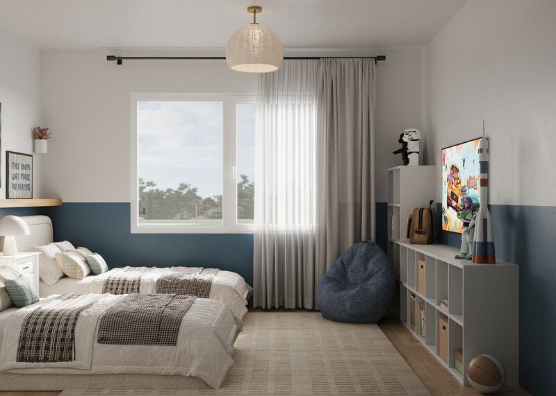 Online Designer Bedroom 3D Model 3