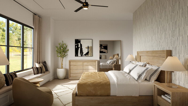 Online Designer Bedroom 3D Model 2