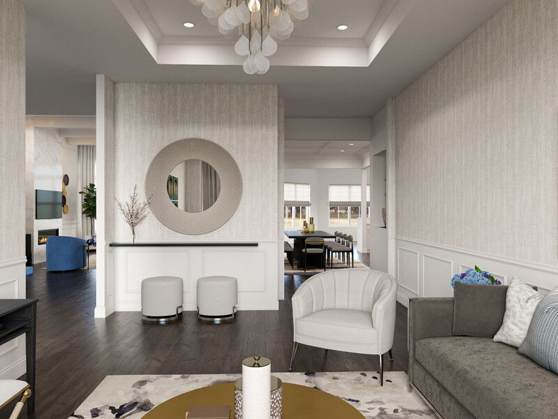 Online Designer Dining Room 3D Model 3