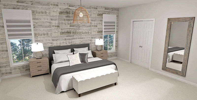 Online Designer Bedroom 3D Model 1