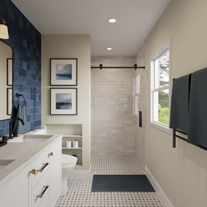 Online Designer Bathroom 3D Model 2