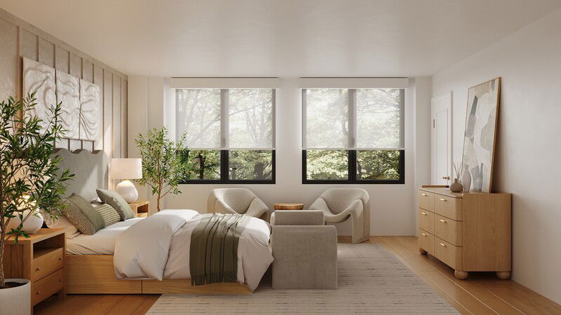 Online Designer Bedroom 3D Model thumbnail2