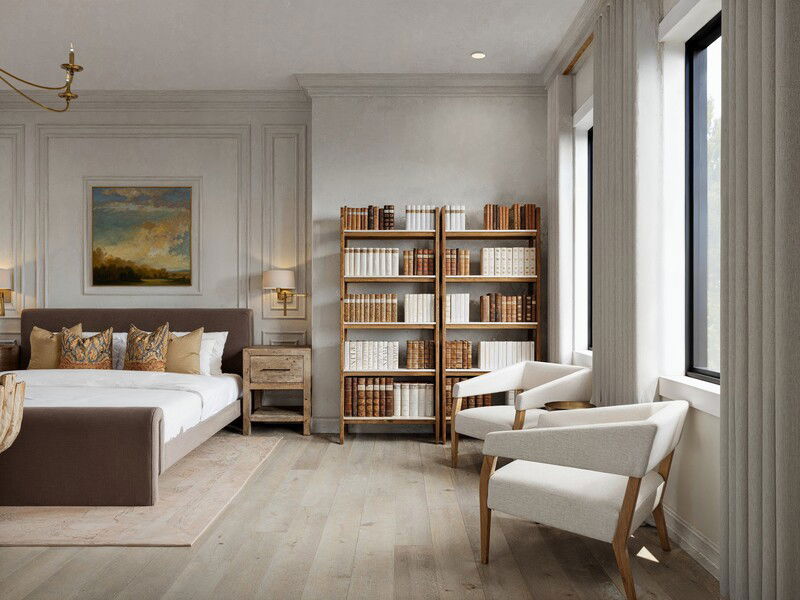 Online Designer Bedroom 3D Model 1