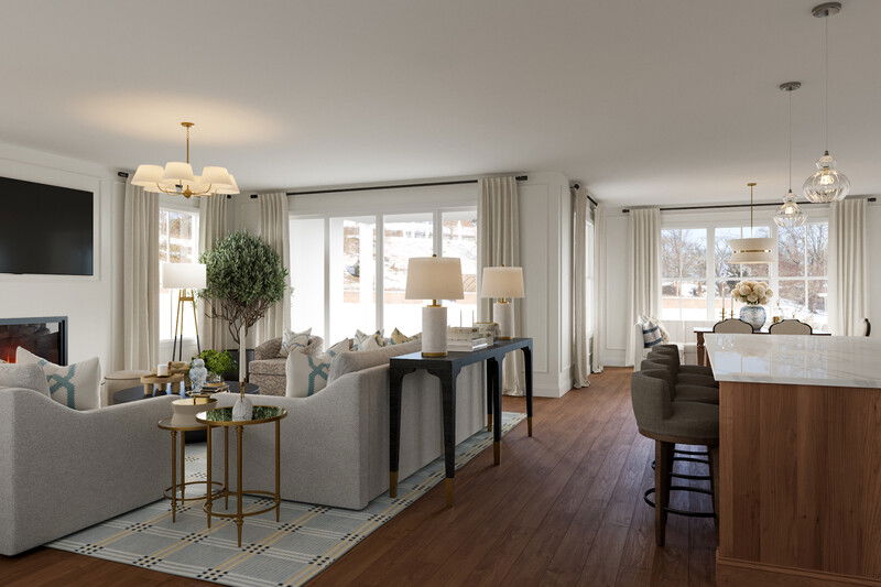 Online Designer Living Room 3D Model 4