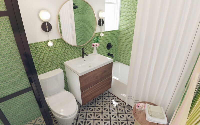 Modelo 3D de Baño por Diseñador Online 1