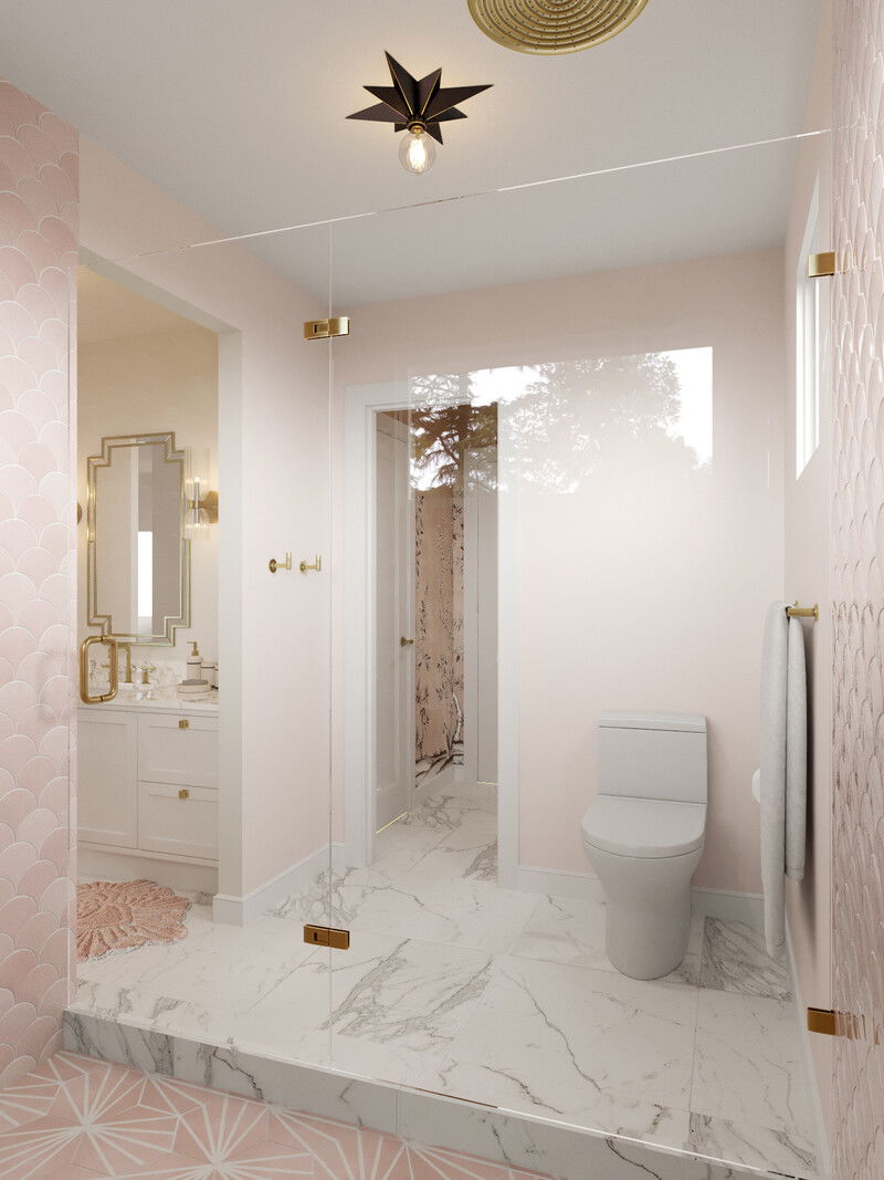 Online Designer Bathroom 3D Model 2