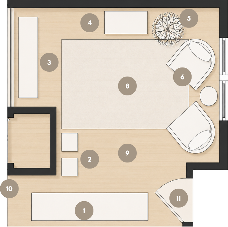 Online Designer Hallway/Entry Floorplan