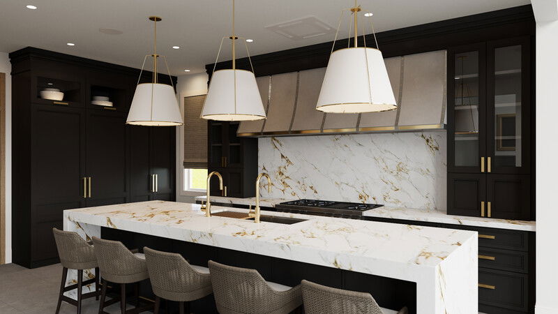 Modelo 3D de Cocina de Diseñador en Línea 2