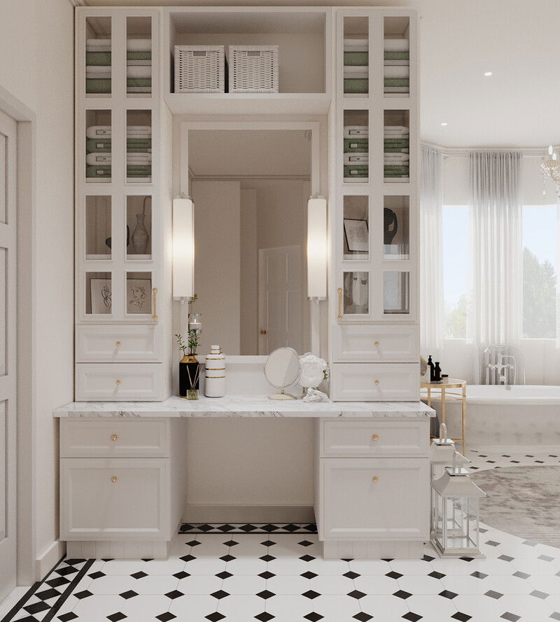 Online Designer Bathroom 3D Model 2