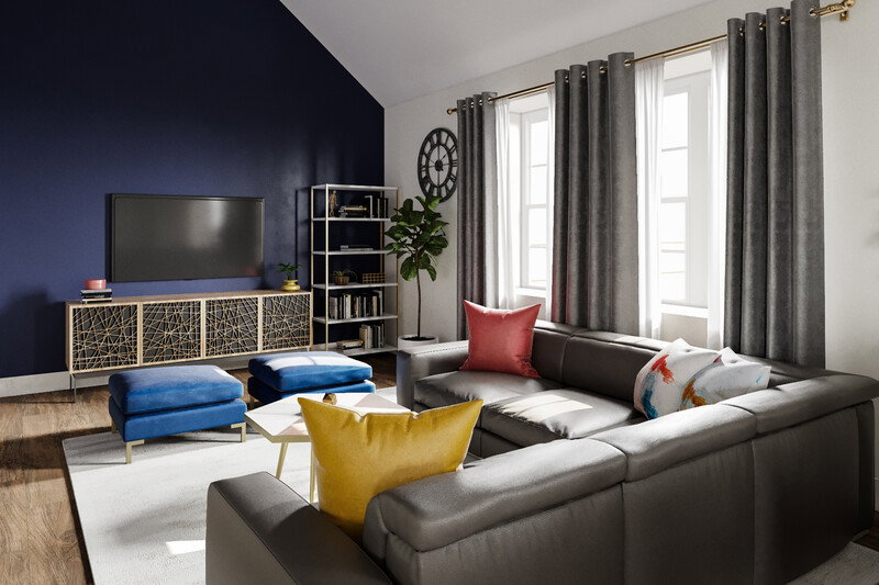 Online Designer Living Room 3D Model thumbnail2