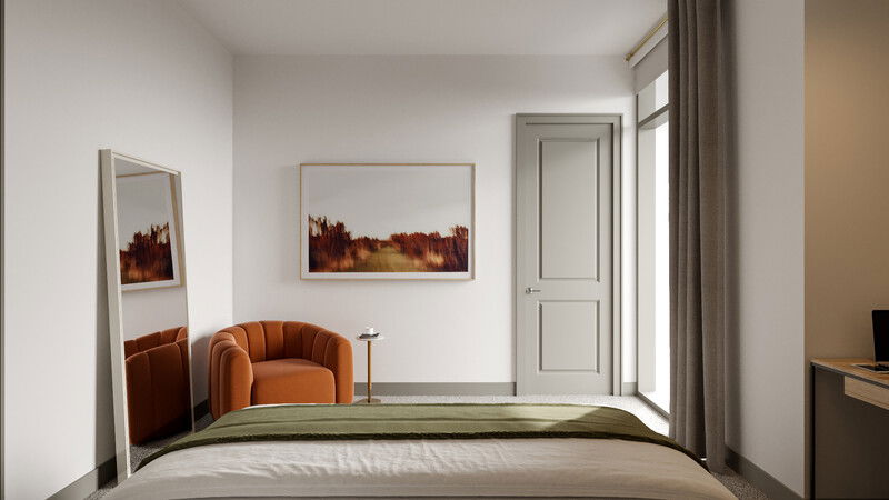 Modelo 3D de Dormitorio del Diseñador en Línea 2