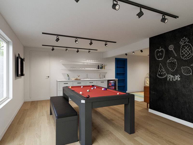 Modelo 3D de sala de estar en línea 3