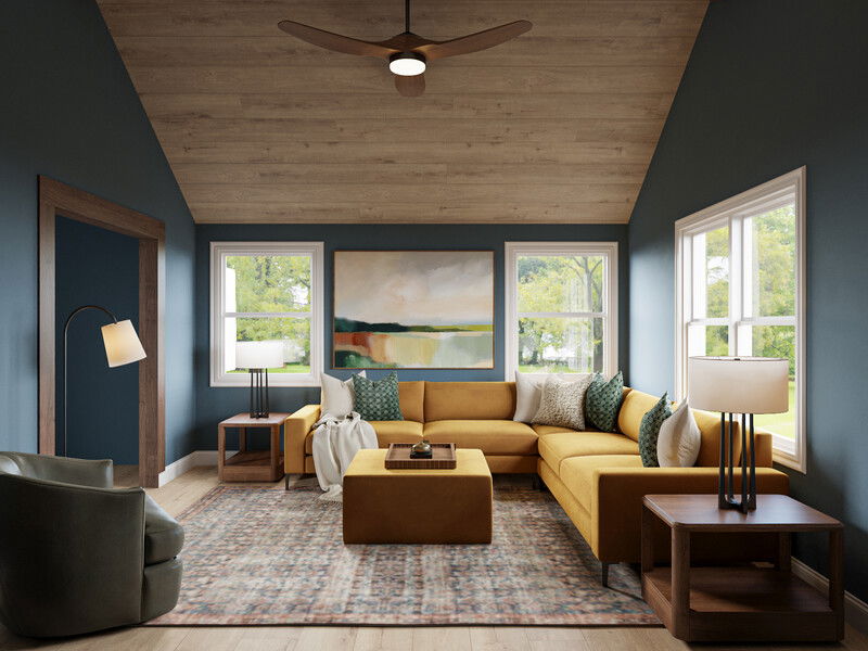 Online Designer Living Room 3D Model 3