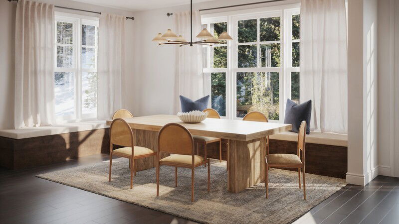 Online Designer Combined Living/Dining 3D Model 3