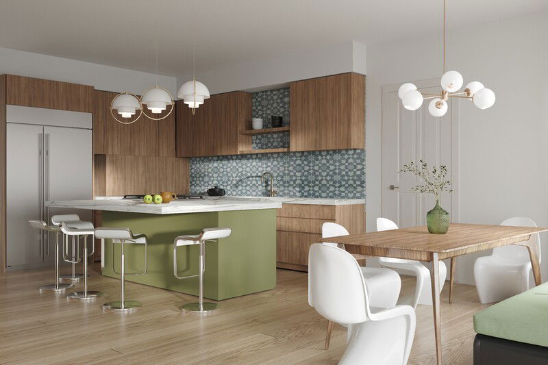 Online Designer Kitchen 3D Model 3