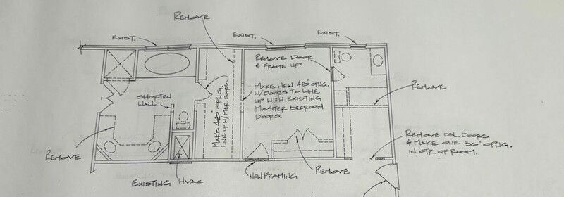 Moody Master Bathroom Remodel- Before Photo
