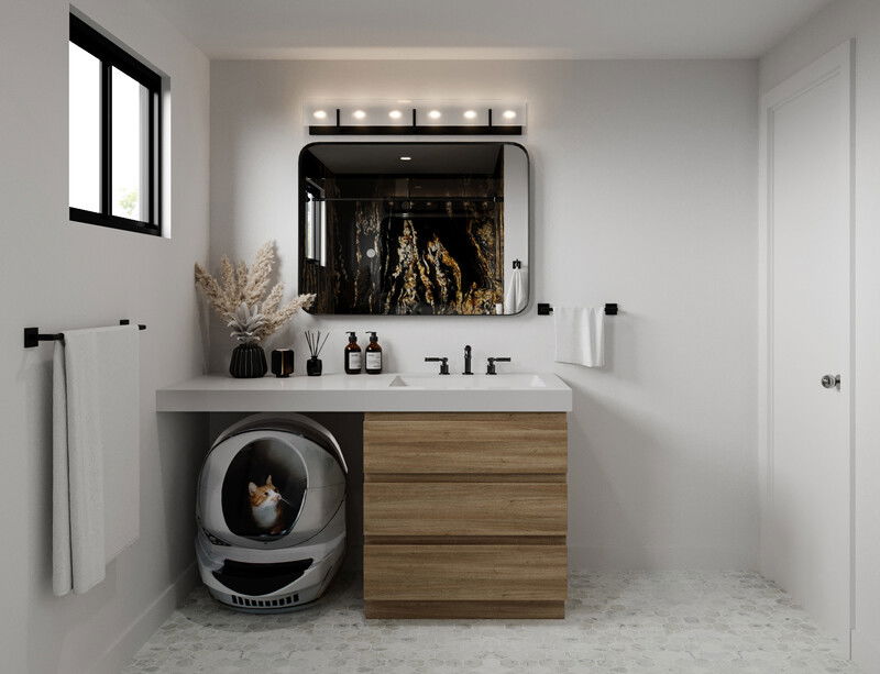 Online Designer Bathroom 3D Model 3