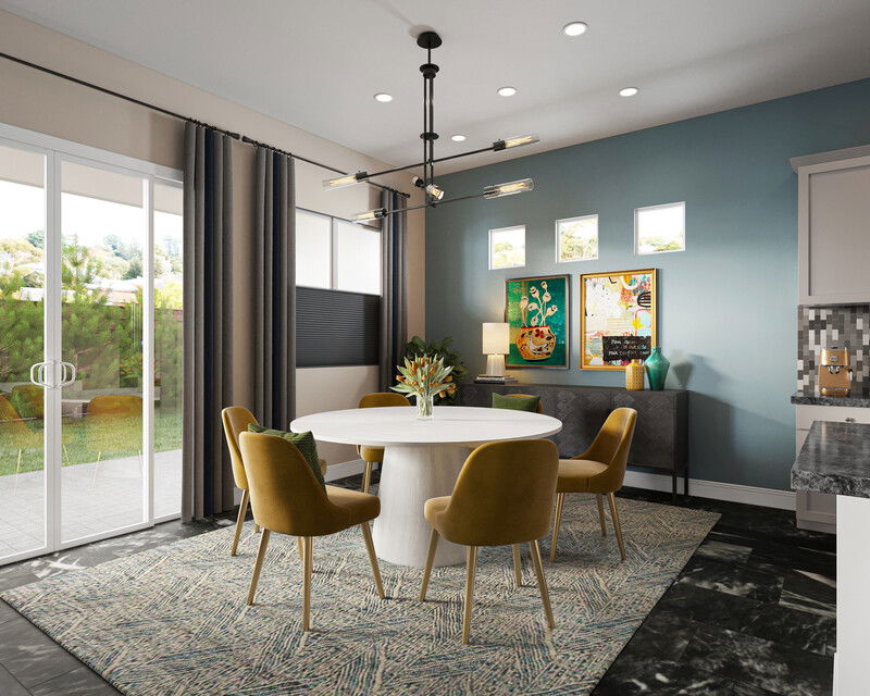 Online Designer Dining Room 3D Model 3