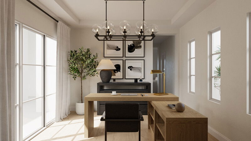 Online Designer Bedroom 3D Model thumbnail1