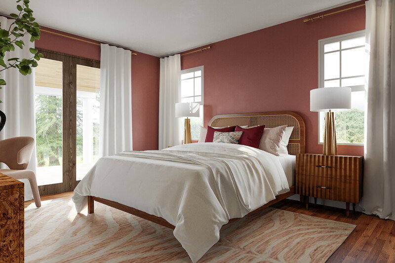 Online Designer Bedroom 3D Model thumbnail1