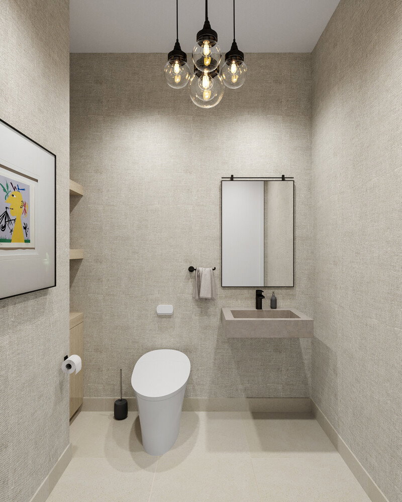 Online Designer Bathroom 3D Model 1