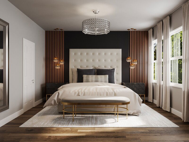 Online Designer Bedroom 3D Model 2