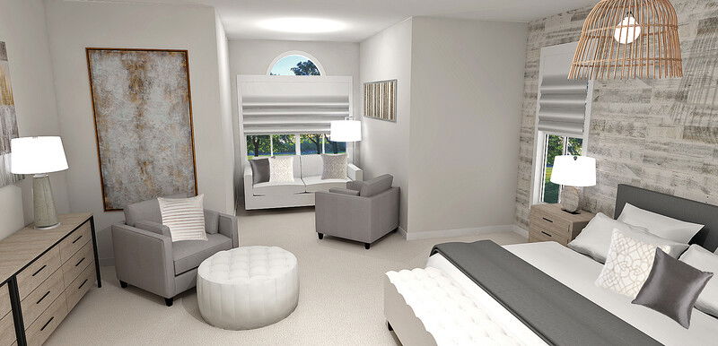 Modelo 3D de Dormitorio del Diseñador en Línea 2