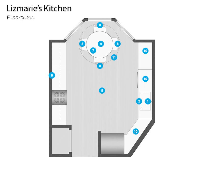 Online Designer Kitchen Floorplan