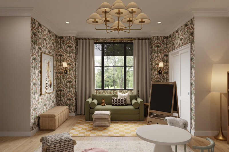 Online Designer Living Room 3D Model thumbnail1