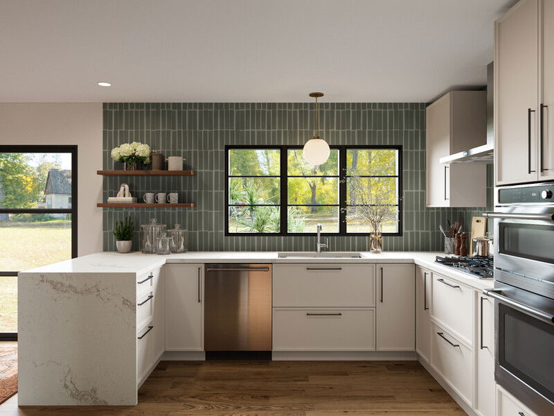 Modelo 3D de Cocina de Diseñador en Línea 2