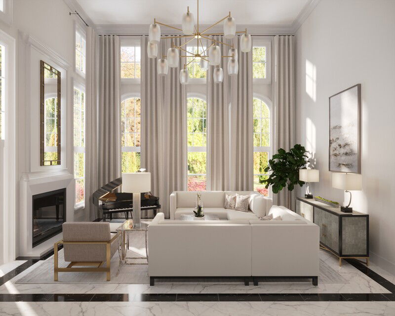 Online Designer Living Room 3D Model 2