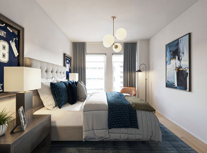 Online Designer Bedroom 3D Model 4