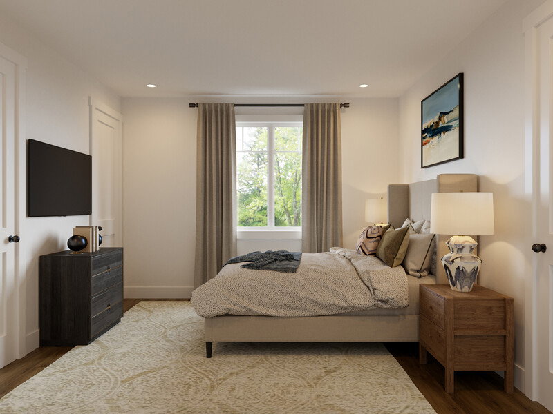 Online Designer Bedroom 3D Model thumbnail2