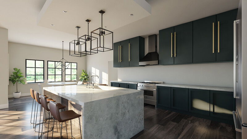 Modelo 3D de Cocina de Diseñador en Línea 3