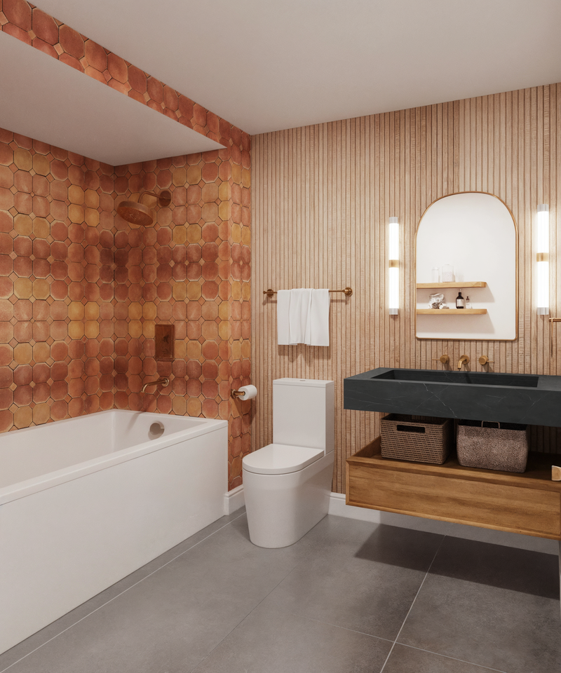 Online Designer Bathroom 3D Model 3
