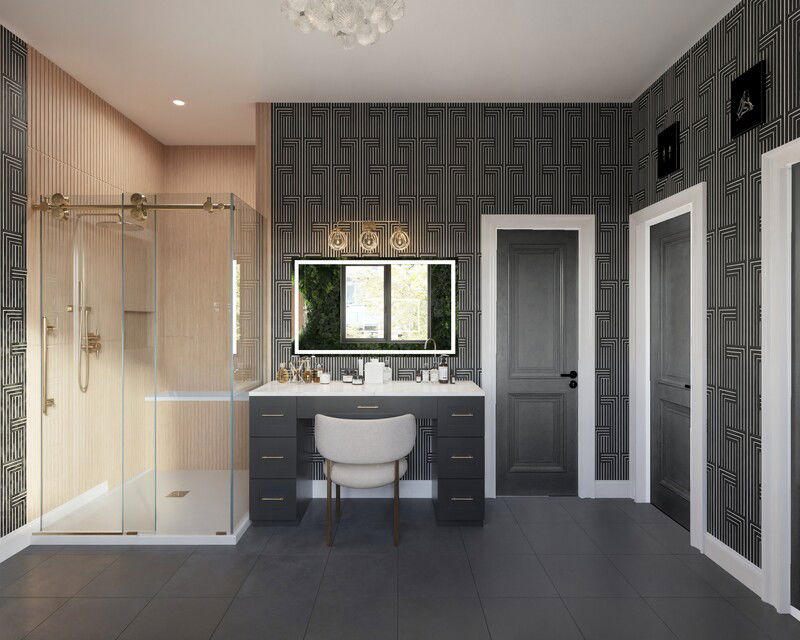 Online Designer Bathroom 3D Model 1