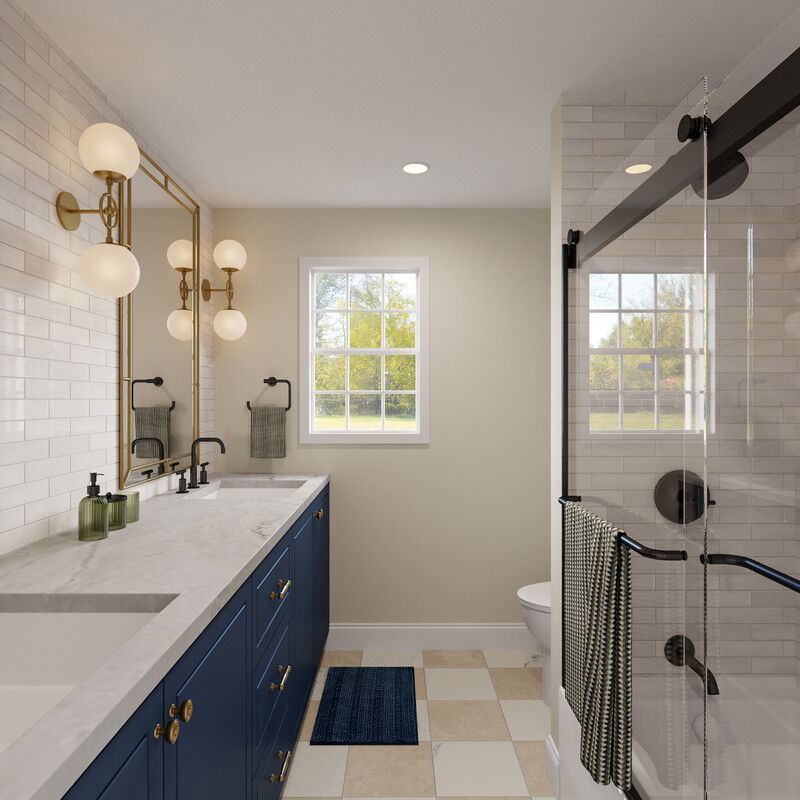 Online Designer Bathroom 3D Model 2